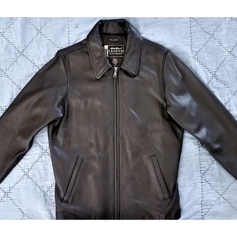 Eddie Bauer Stine Women's Black Leather Jacket